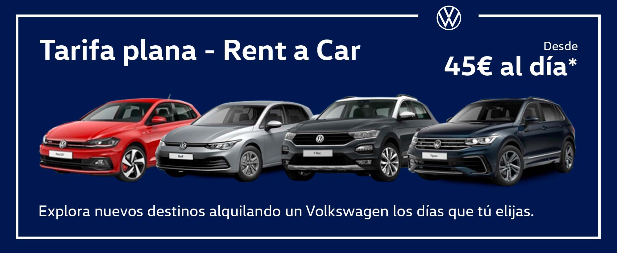 Tarifa plana-Rent a Car Volkswagen